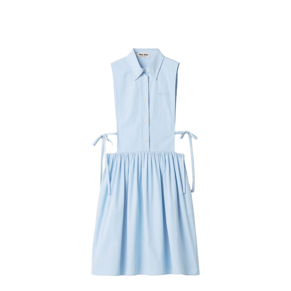 Miu Miu Clear Blue Dresses