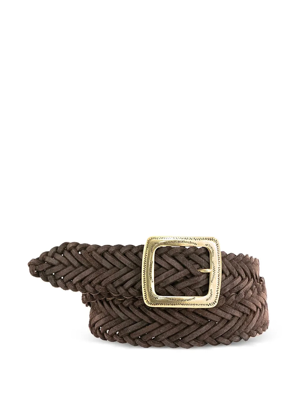 braided leather belt