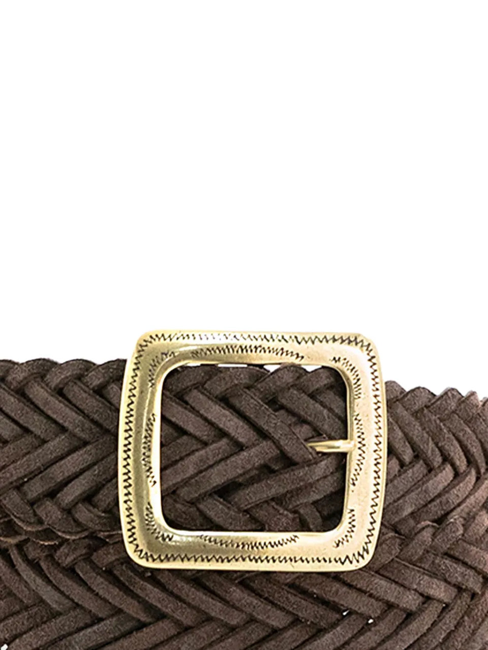 braided leather belt