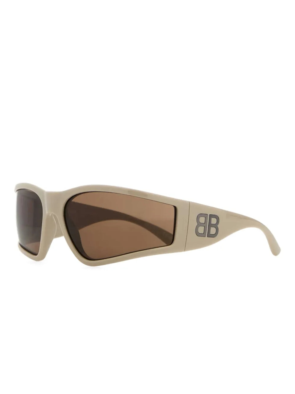 rectangle-frame branded sunglasses