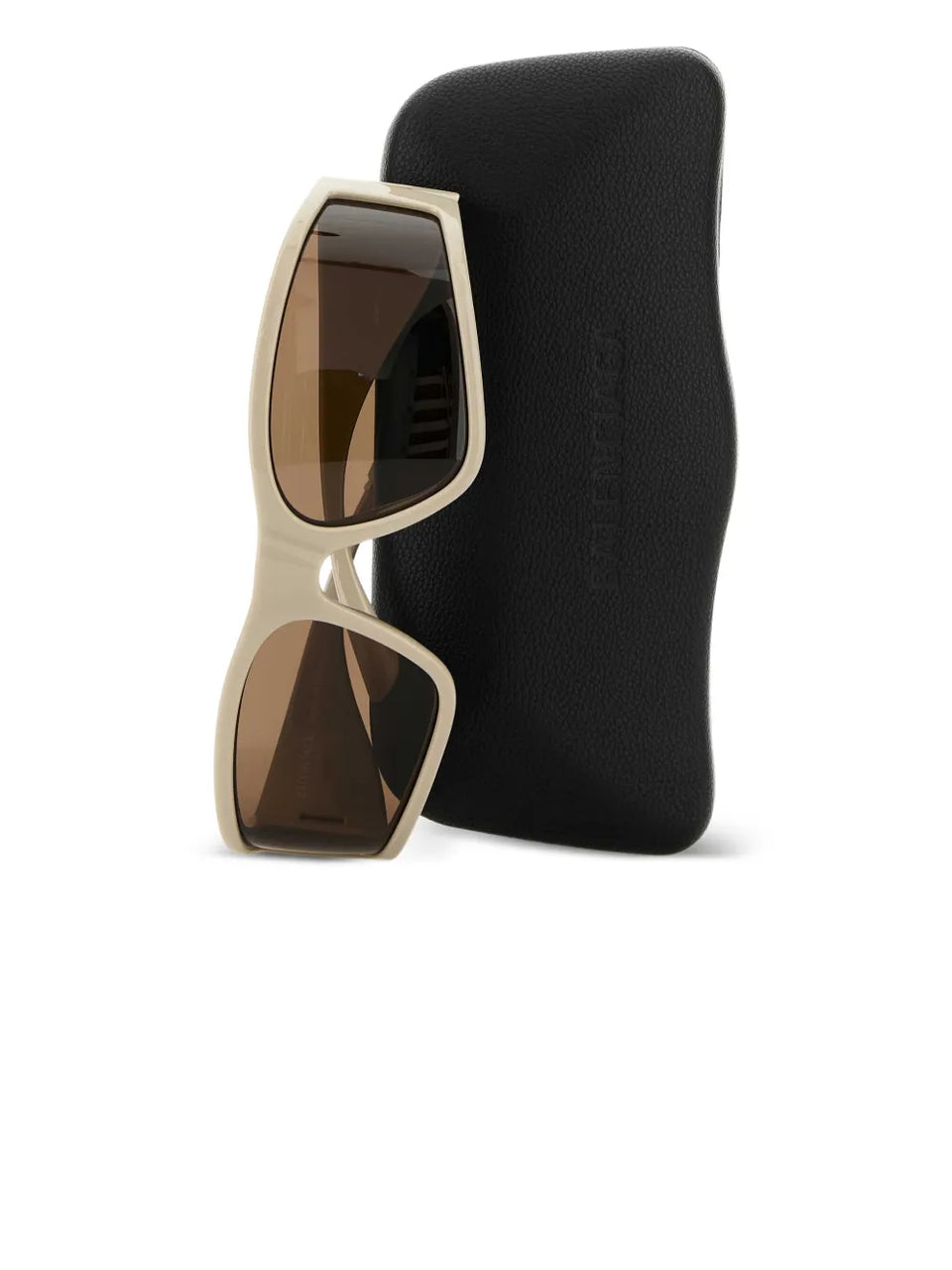 rectangle-frame branded sunglasses