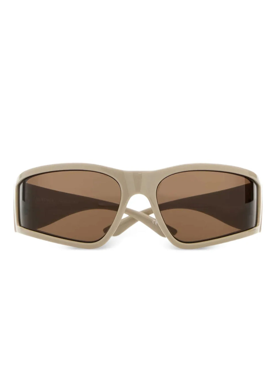 rectangle-frame branded sunglasses