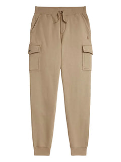 logo-embroidered cargo trousers