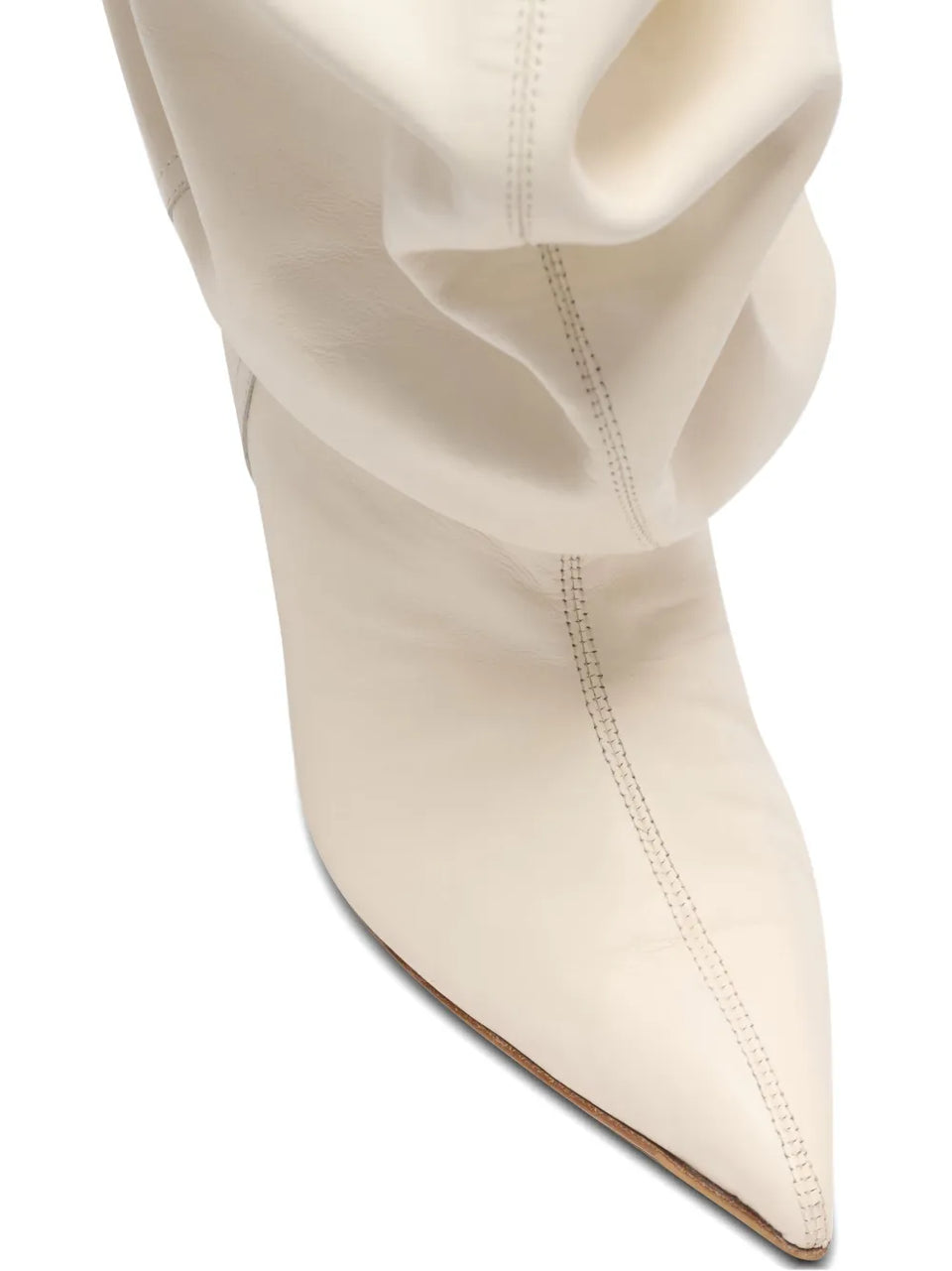 75mm slouchy wedge ankle boots