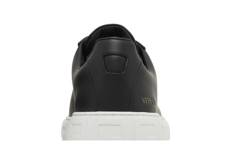 Versace Greca Lace-up Sneakers Black White