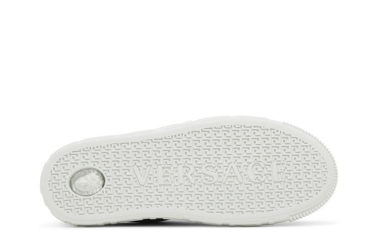 Versace Greca Lace-up Sneakers Black White
