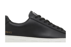 Versace Greca Lace-up Sneakers Black White