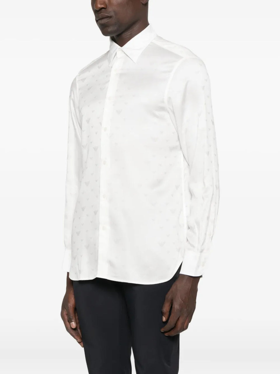 long-sleeve button-up shirt