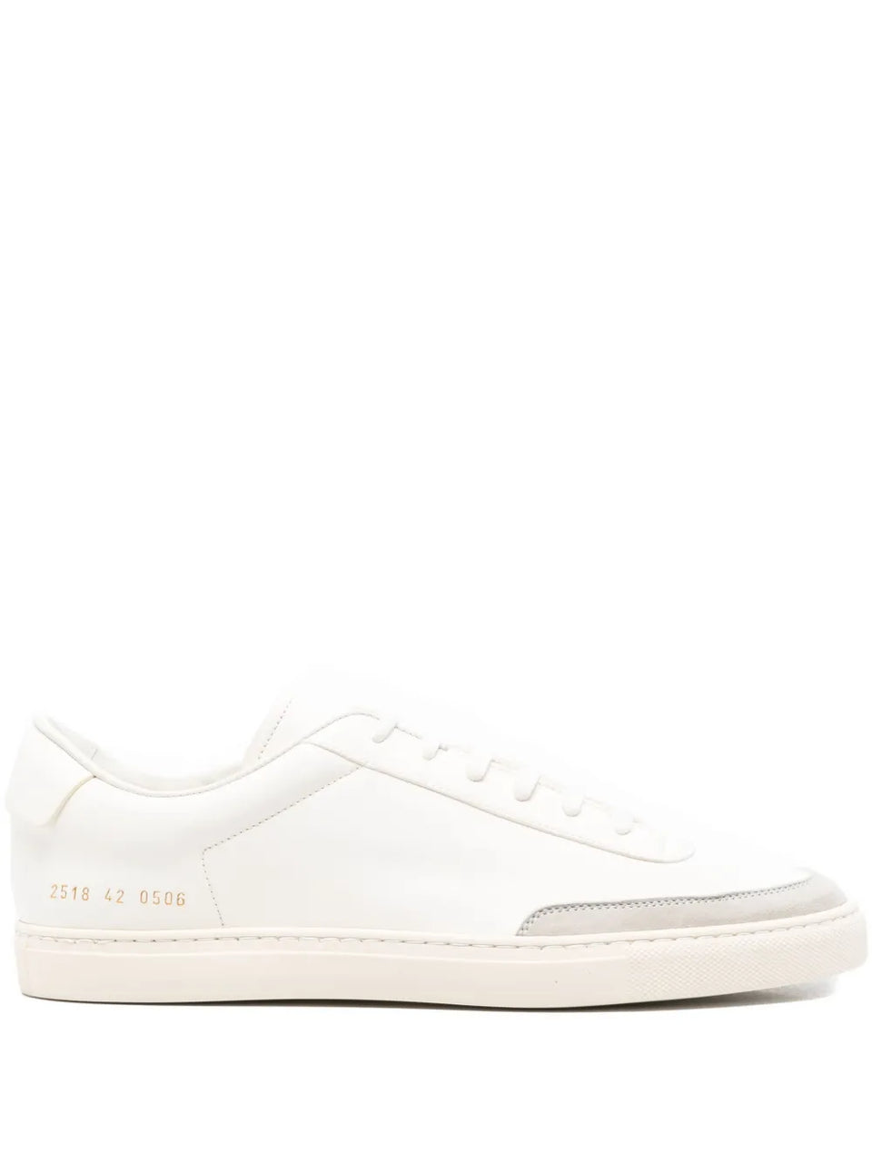 leather panelled low-tops sneakers