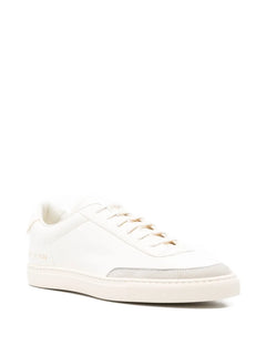 leather panelled low-tops sneakers