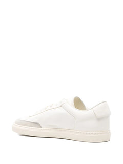 leather panelled low-tops sneakers