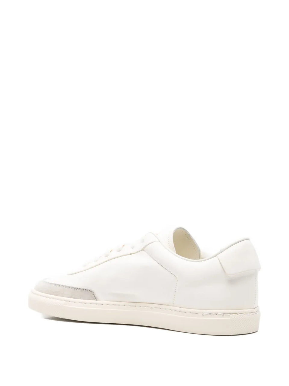 leather panelled low-tops sneakers