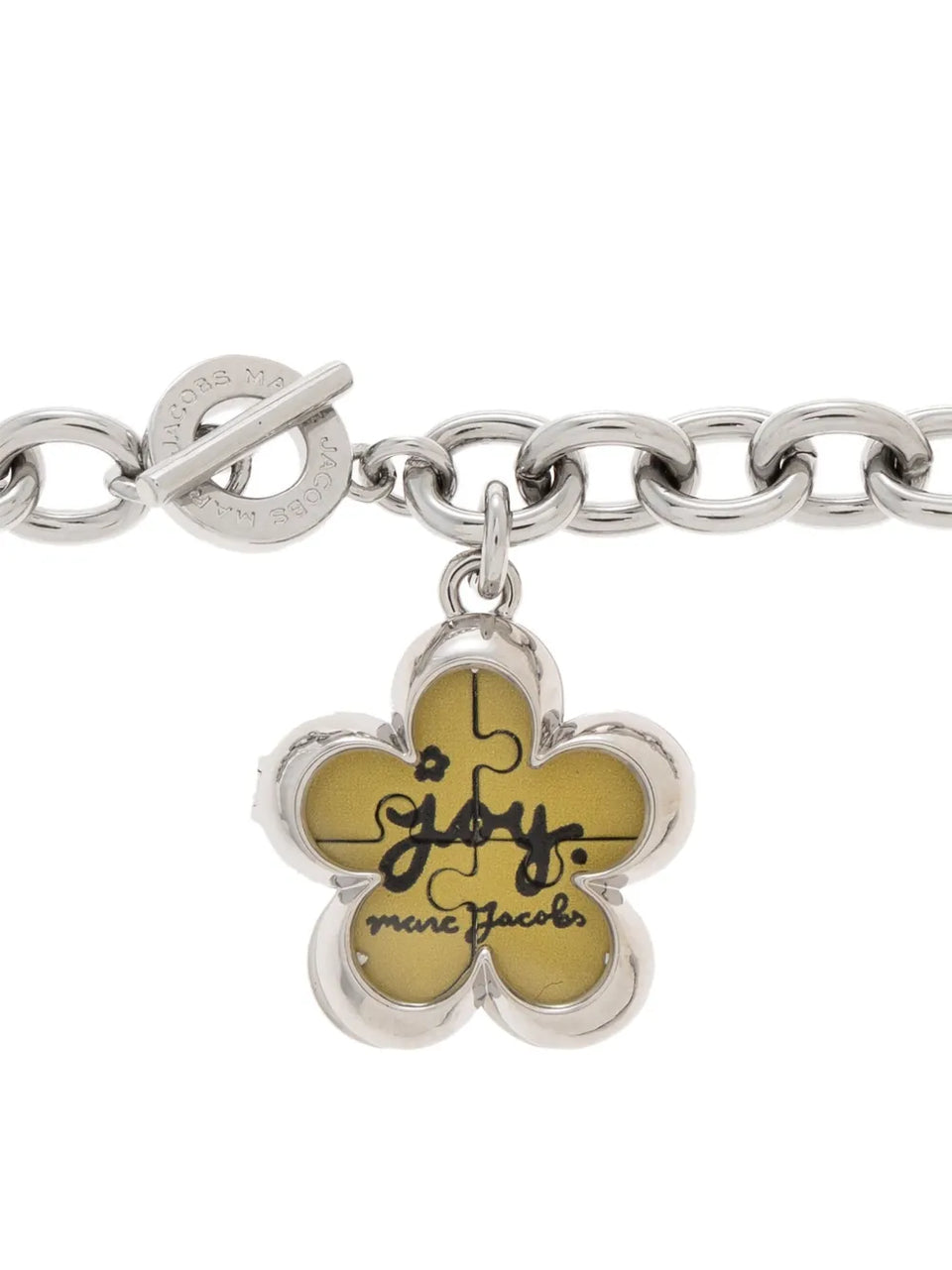 flower-charm chain necklace