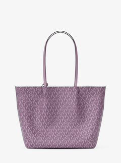 Michael Kors Carson Large Signature Logo Tote Bag Lt Quartz