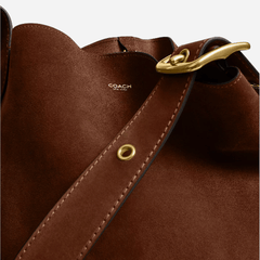 Coach Bleecker Bucket Bag Warm Brown