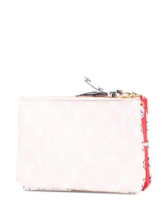 2019 Limited Edition Monogram Giant Double Zip Pochette crossbody bag