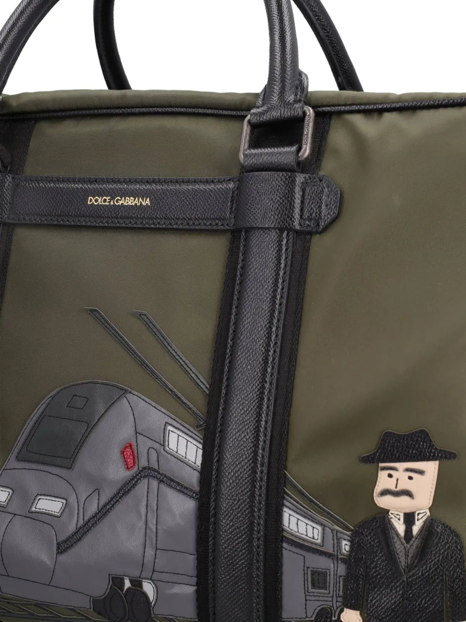 train-detail travel bag