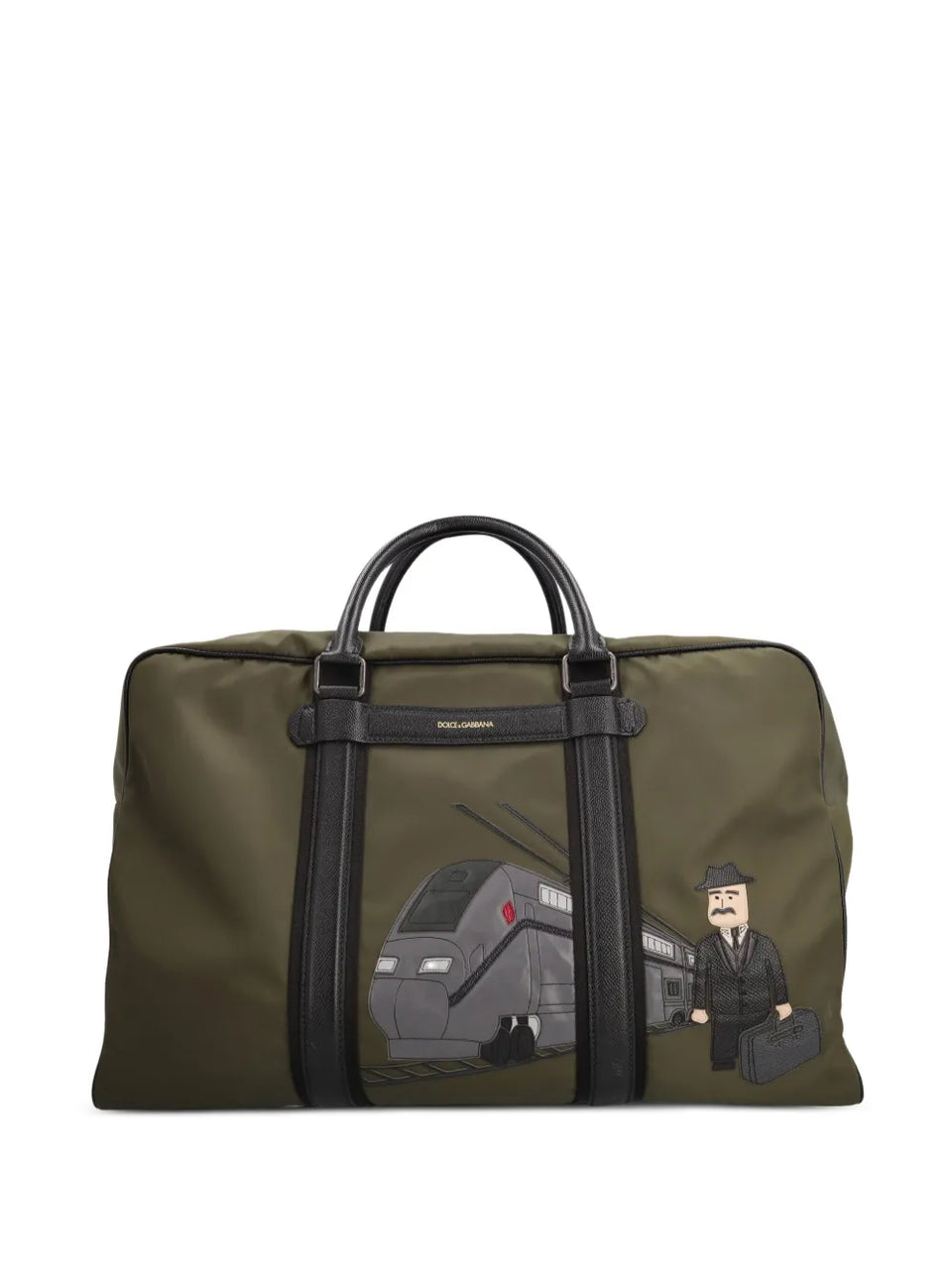 train-detail travel bag