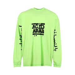 Balenciaga T-Shirt Fluo Green/ Black