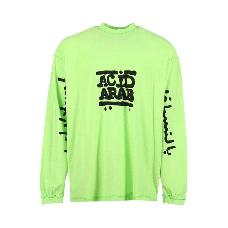 Balenciaga T-Shirt Fluo Green/ Black