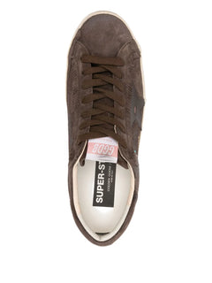suede studded star sneakers