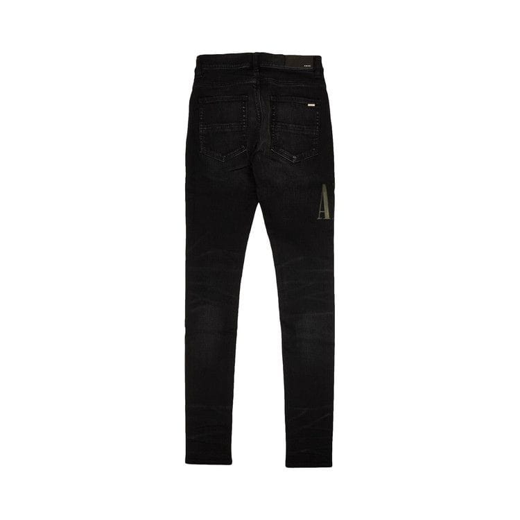 Amiri Core Applique Jean Aged Black