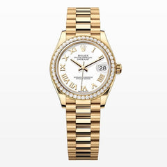 Rolex | Datejust | 278288RBR | Yellow gold | 31 mm | Yellow gold | White | Automatic