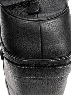 buckle leather bag