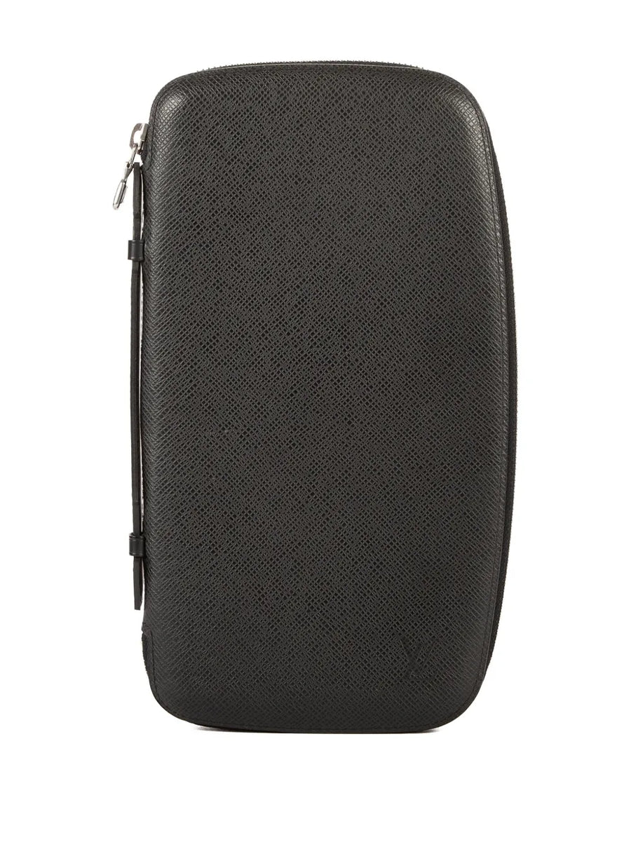 zip-around clutch bag