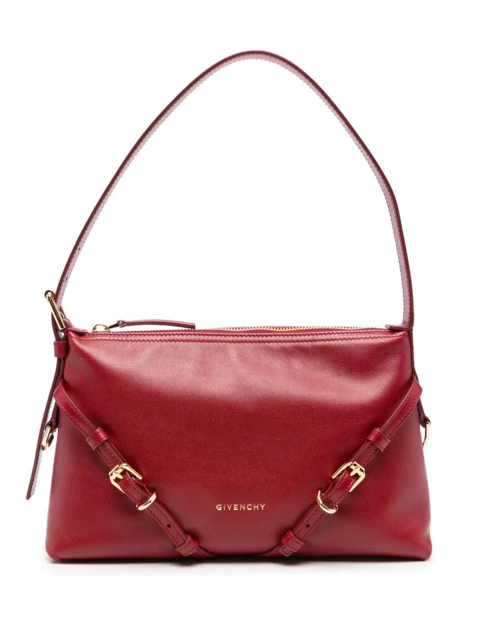 mini Voyou buckle-detail leather tote bag