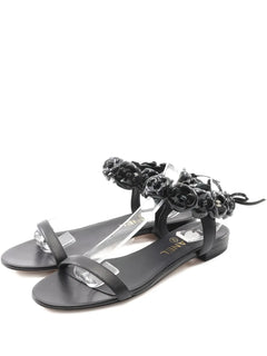 camillia-embellished flat sandals