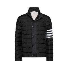 Thom Browne Lightweight Downfill 4 Bar Jacket Black