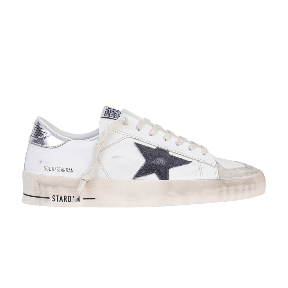 Golden Goose Stardan White Grey Silver