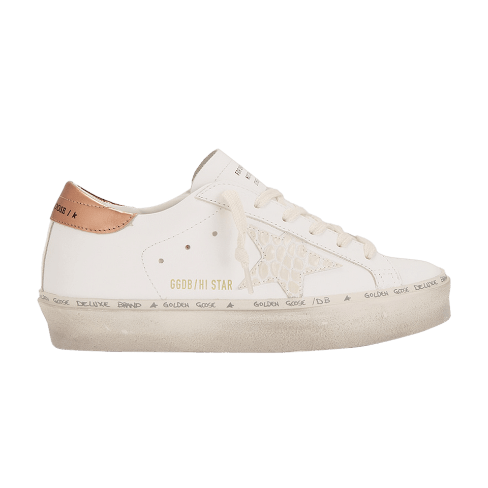 Golden Goose Wmns Hi Star 'White Butter Bronze'