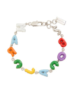 logo-lettering bracelet