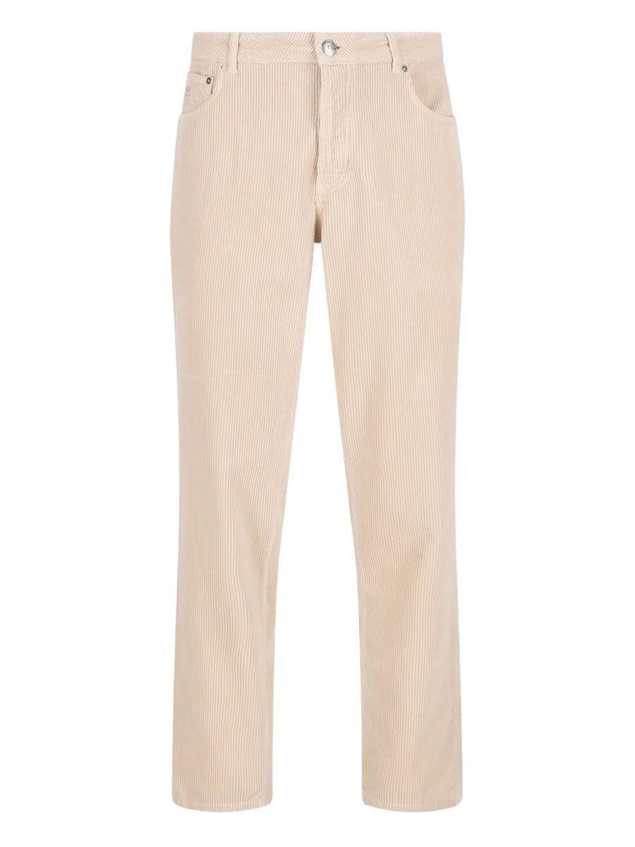 corduroy five-pocket trousers