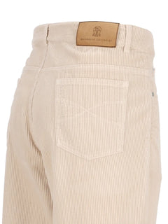 corduroy five-pocket trousers