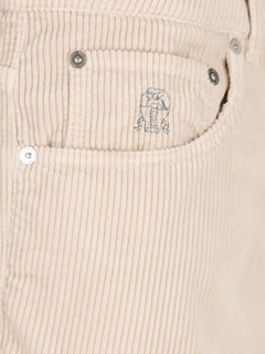 corduroy five-pocket trousers