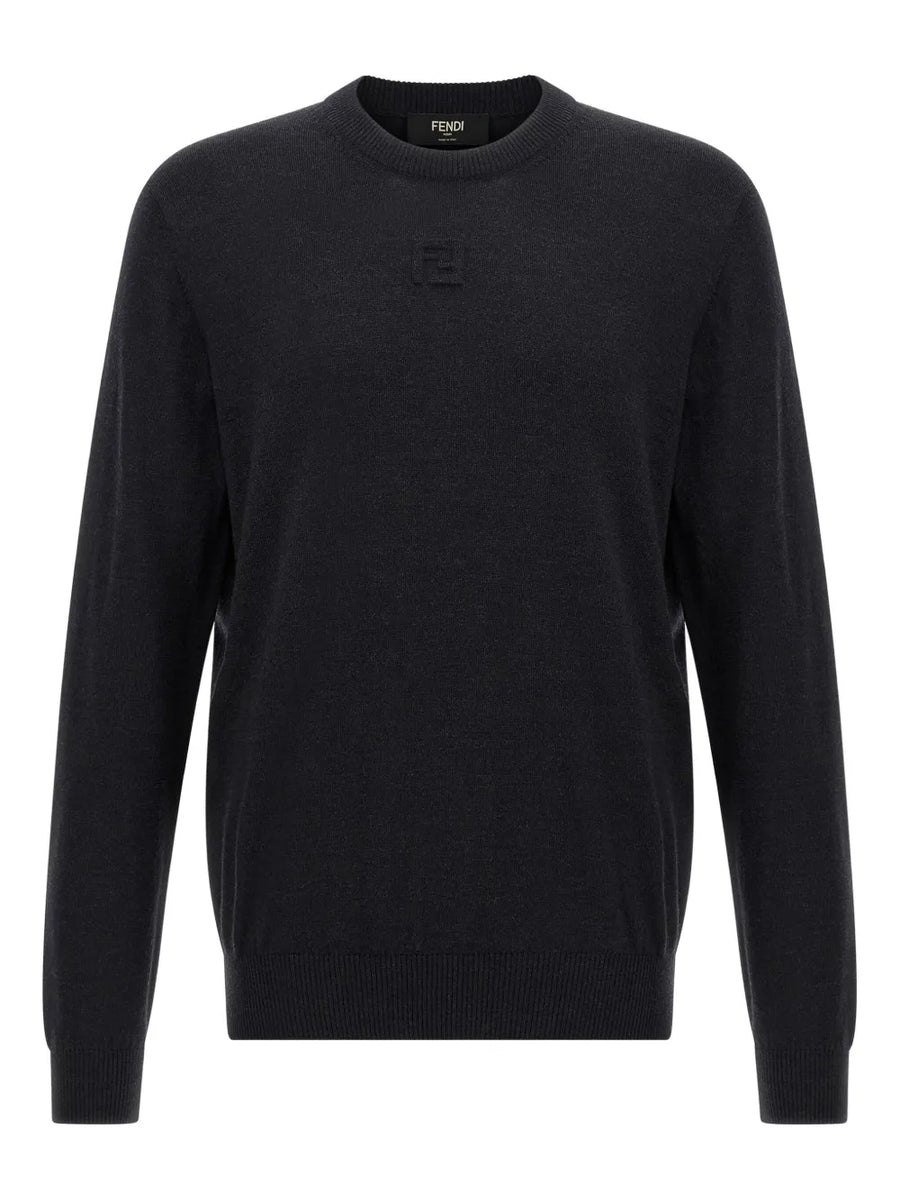 embossed-FF sweater