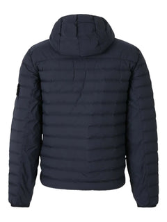 logo-patch quilted jacket