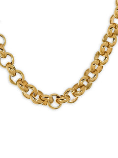 4.0MM 14K yellow gold rolo chain