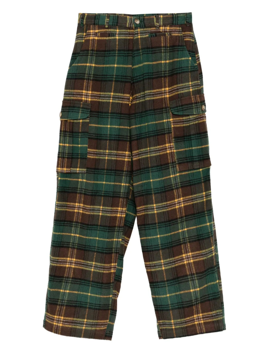 flannel cargo pants