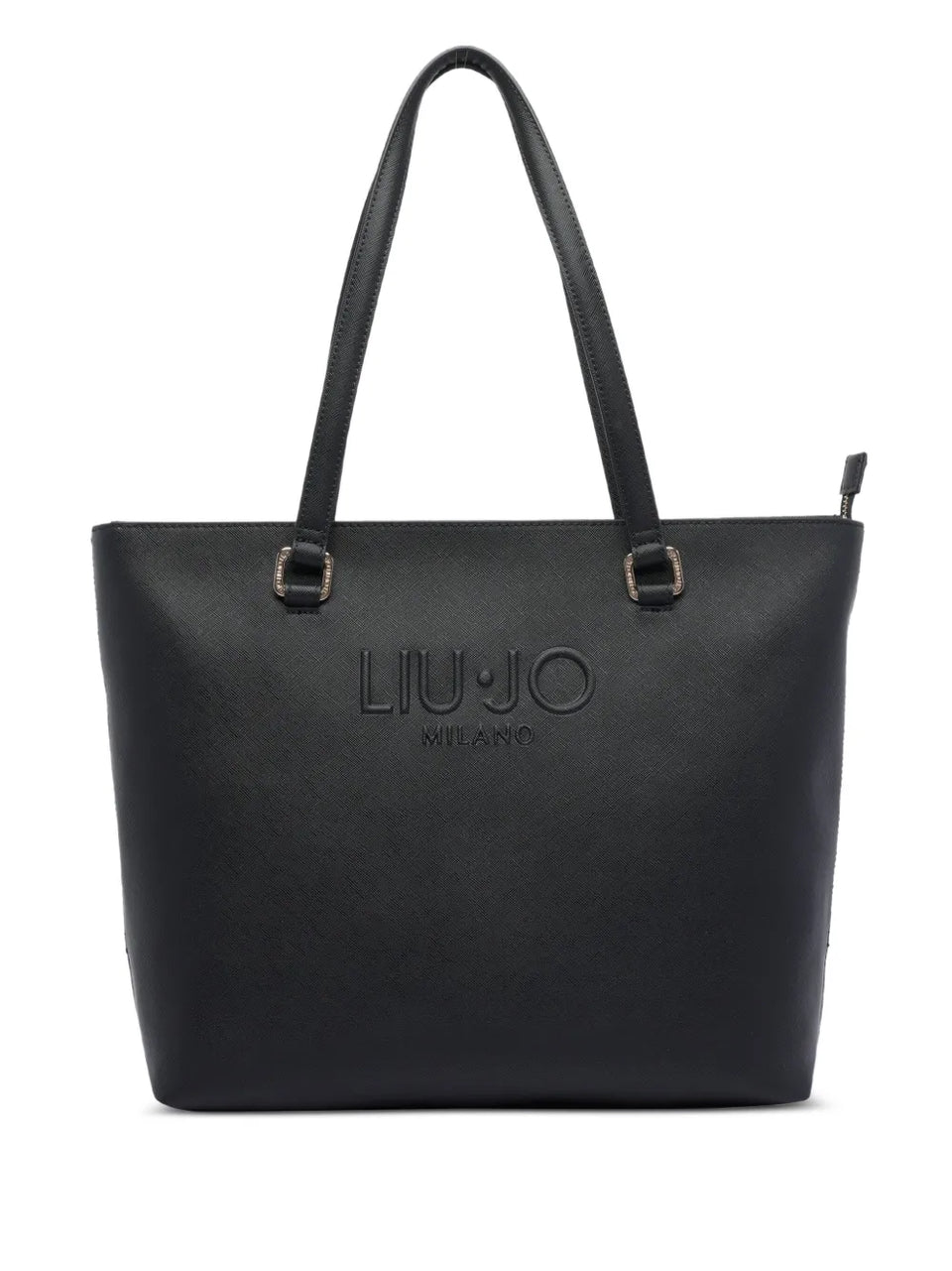 embossed-logo tote bag