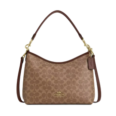 Coach Laurel Shoulder Bag In Signature Canvas Brown