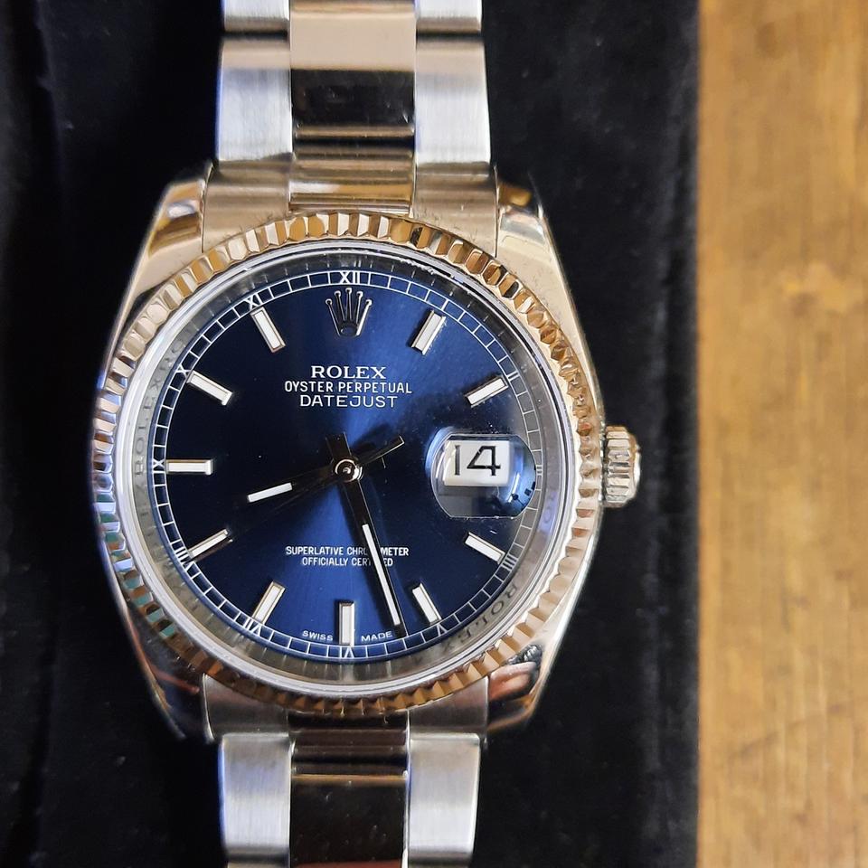 Rolex | Datejust | 116234 | Steel | 36 mm | Steel | Blue | Automatic