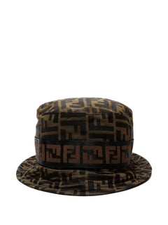 1990-2000s Zucca-jacquard bucket hat