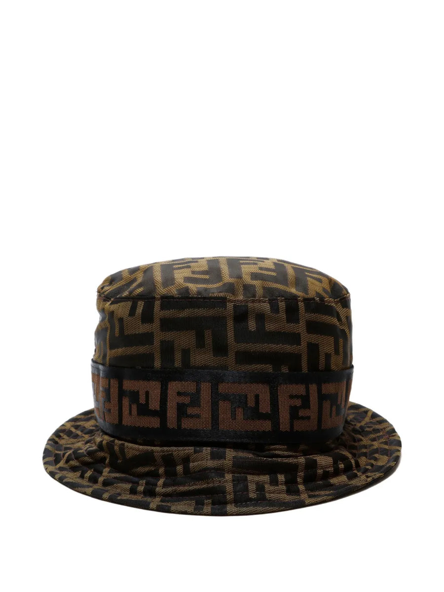 1990-2000s Zucca-jacquard bucket hat