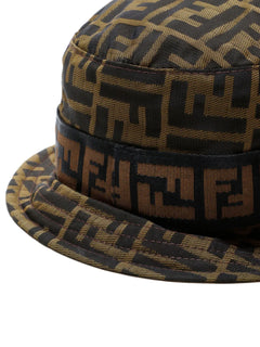 1990-2000s Zucca-jacquard bucket hat