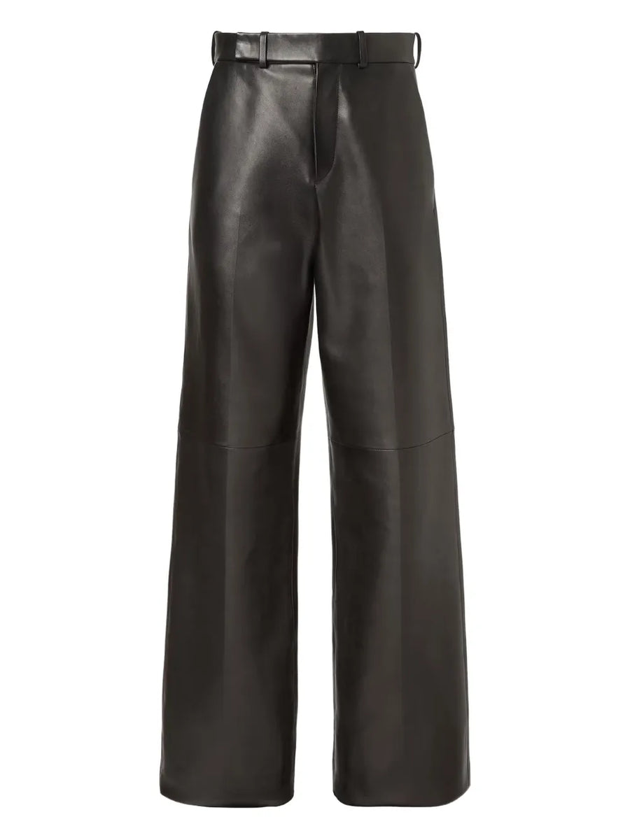 lambskin pants