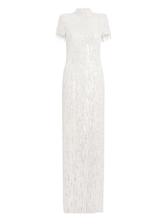 Madeleine sequin beaded dress